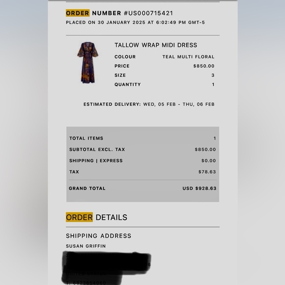 Zimmerman Tallow wrap dress - Picture 6 of 6